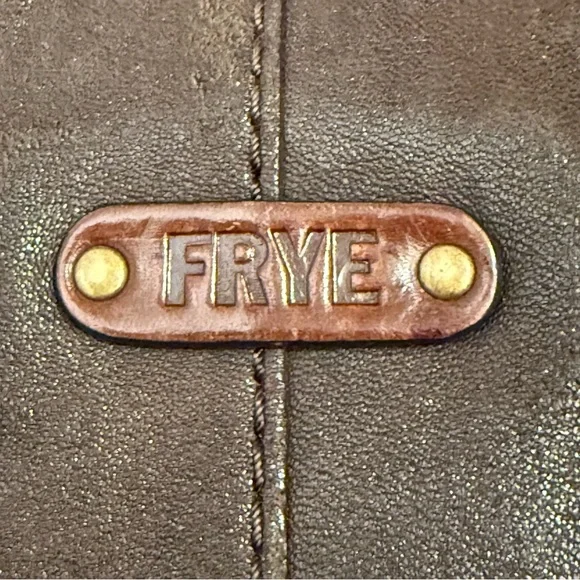 Vintage *Rare* Frye Christine Hobo Leather Shoulder Bag with Braided Handle - Picture 7 of 15